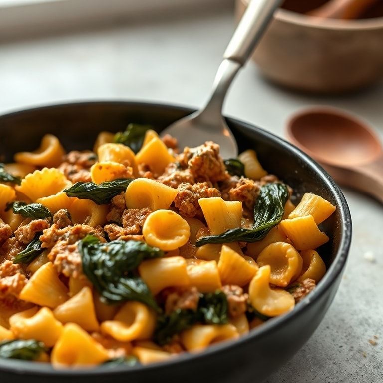 Orecchiette con salchicha y salsa cremosa de tomate: la receta italiana que atrapa la felicidad