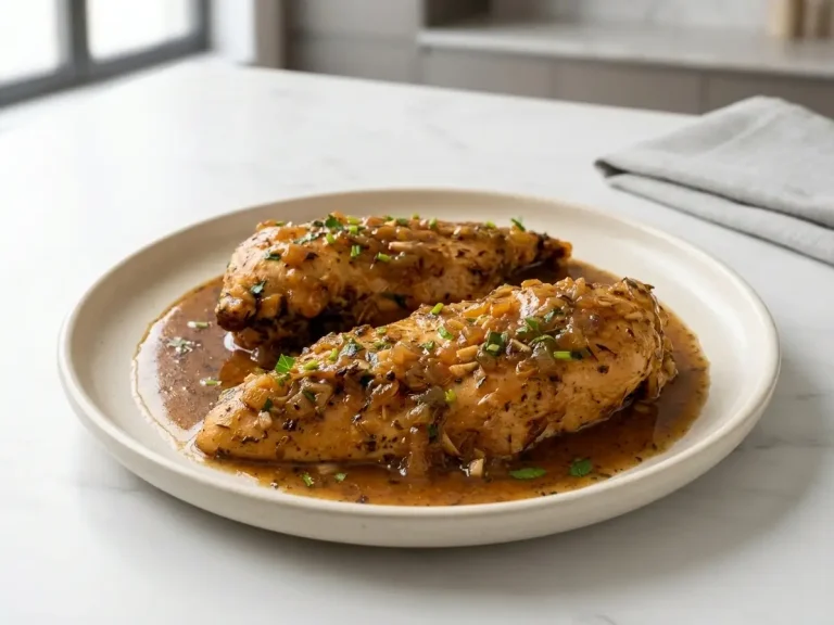 Pollo a las finas hierbas