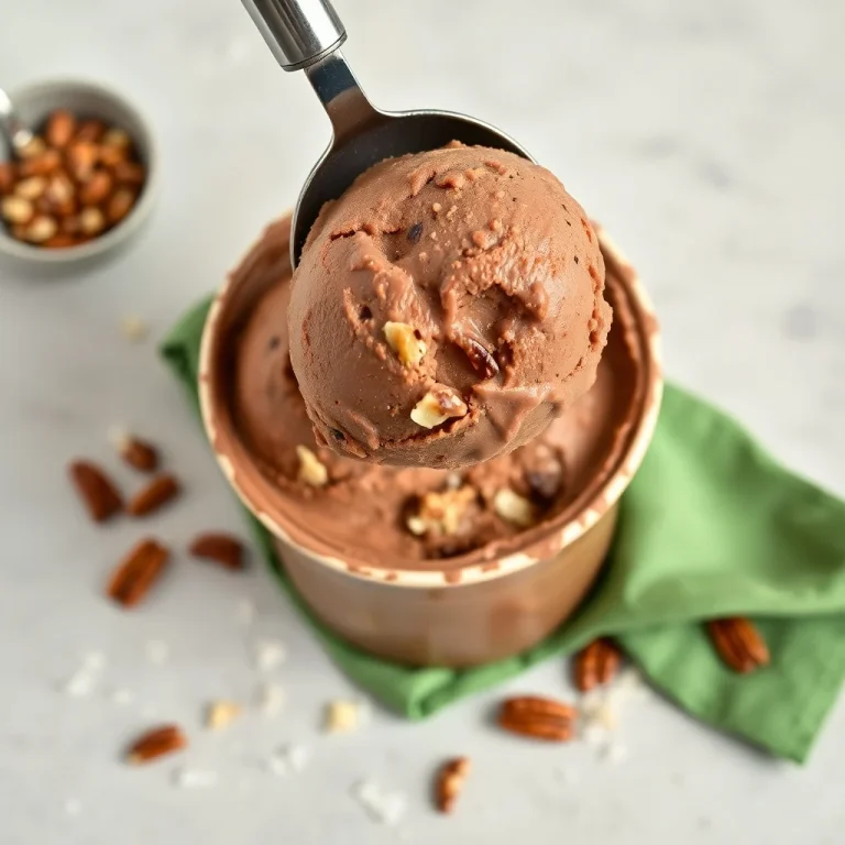 Helado de Tarta de Chocolate Alemán: una delicia cremosa con frosting casero