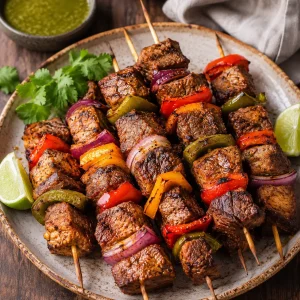 Brochetas de Lomo en Freidora de Aire
