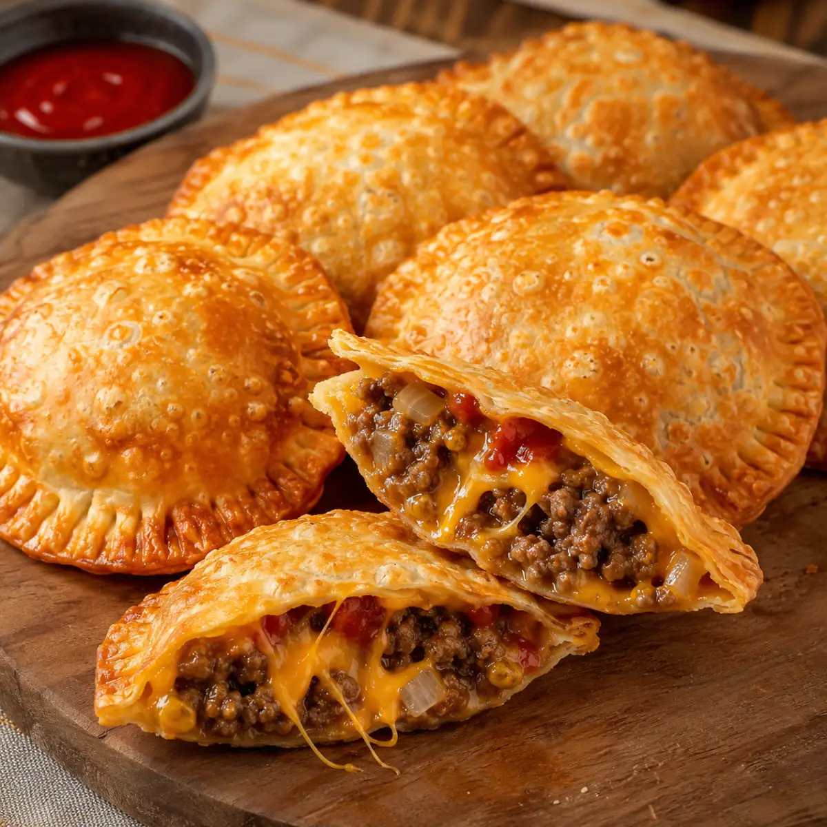 Empanadillas de Hamburguesa en Airfryer